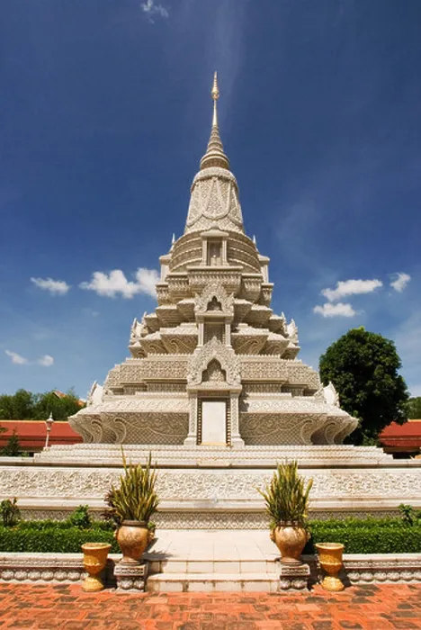 Framed Print : Stupa in the Royal Palace. Phnom Penh Framed Print : Stupa in the Royal Palace. Phnom Penh