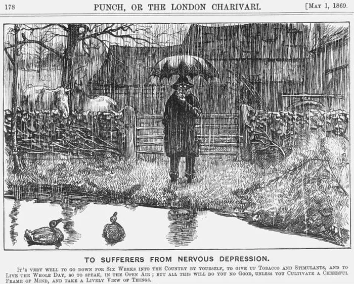 Framed Print : To Sufferers from Nervous Depression, 1869 Framed Print : To Sufferers from Nervous Depression, 1869