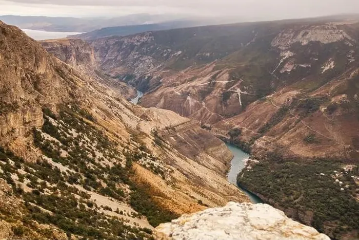 Framed Print : The Sulak Canyon is one of the deepest canyons in the world and the deepest in Europe Framed Print : The Sulak Canyon is one of the deepest canyons in the world and the deepest in Europe