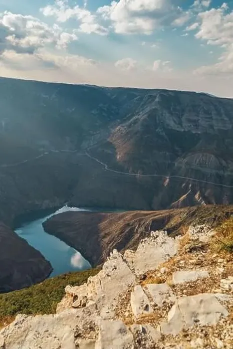 Framed Print : The Sulak Canyon is one of the deepest canyons in the world and the deepest in Europe