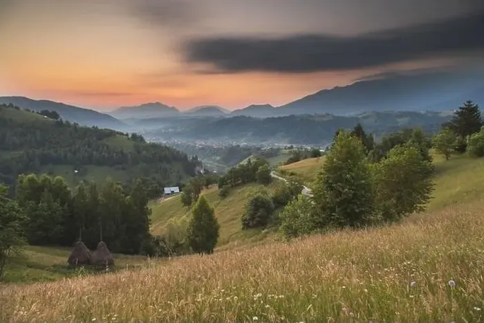 Framed Print : Summer sunrise in the Transylvanian village. Aerial foggy landscape in Transylvania, at sunrise Framed Print : Summer sunrise in the Transylvanian village. Aerial foggy landscape in Transylvania, at sunrise