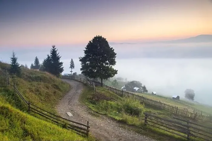Framed Print : Summer sunrise in the Transylvanian village. Aerial foggy landscape in Transylvania, at sunrise Framed Print : Summer sunrise in the Transylvanian village. Aerial foggy landscape in Transylvania, at sunrise