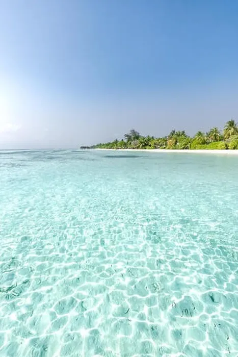 Framed Print : Summer vacation and holiday concept. Beach scene and tranquil tropical landscape