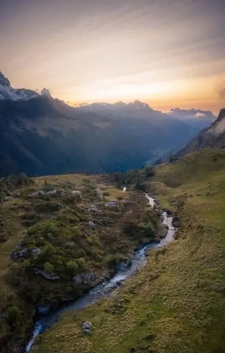 Framed Print : Sun walk in the mountains taken with the drone Framed Print : Sun walk in the mountains taken with the drone