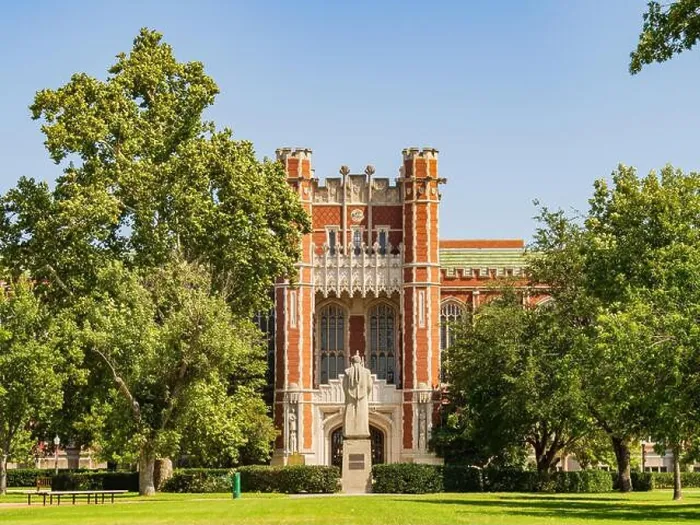 Framed Print : Sunny view of the Bizzell Memorial Library of The University of Oklahoma at USA Framed Print : Sunny view of the Bizzell Memorial Library of The University of Oklahoma at USA