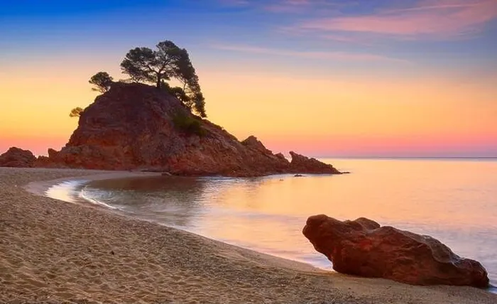 Framed Print : Sunrise at Cap Roig Beach, Costa Brava, Spain Framed Print : Sunrise at Cap Roig Beach, Costa Brava, Spain