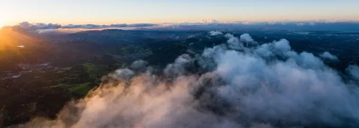 Framed Print : At sunrise, clouds drift over the East Bay hills in the San Francisco Bay area of Northern California Framed Print : At sunrise, clouds drift over the East Bay hills in the San Francisco Bay area of Northern California