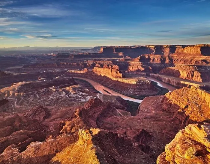 Framed Print : Sunrise at Dead Horse Point, Colorado river, Utah, USA Framed Print : Sunrise at Dead Horse Point, Colorado river, Utah, USA