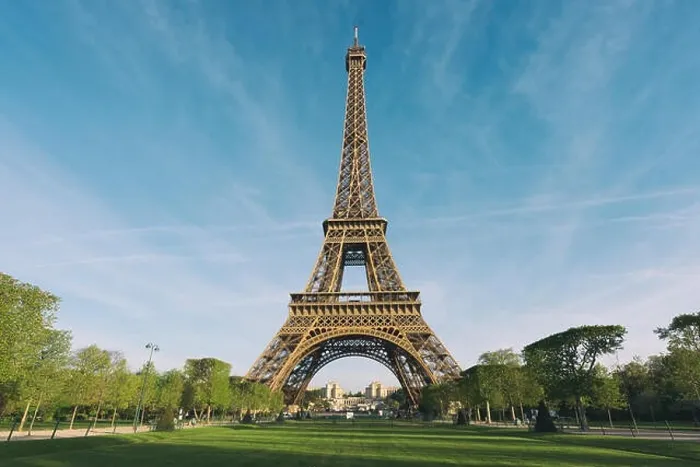 Framed Print : Sunrise in Eiffel Tower in Paris, France. Eiffel Tower is famous place in Paris, France Framed Print : Sunrise in Eiffel Tower in Paris, France. Eiffel Tower is famous place in Paris, France