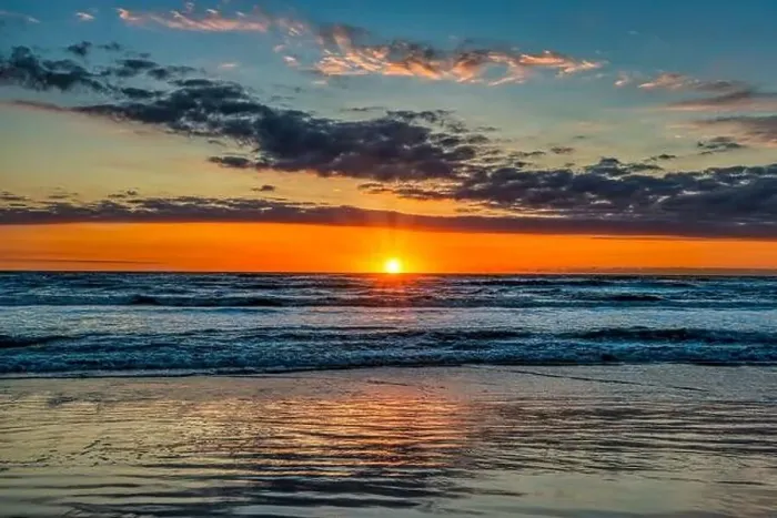 Framed Print : Sunrise on the Gulf of Mexico near Corpus Christi, Texas Framed Print : Sunrise on the Gulf of Mexico near Corpus Christi, Texas