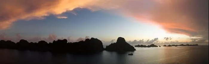 Framed Print : Sunrise illuminates dramatic limestone islands that rise from Raja Ampat's beautiful seascape. This area is known for its high marine biodiversity Framed Print : Sunrise illuminates dramatic limestone islands that rise from Raja Ampat's beautiful seascape. This area is known for its high marine biodiversity