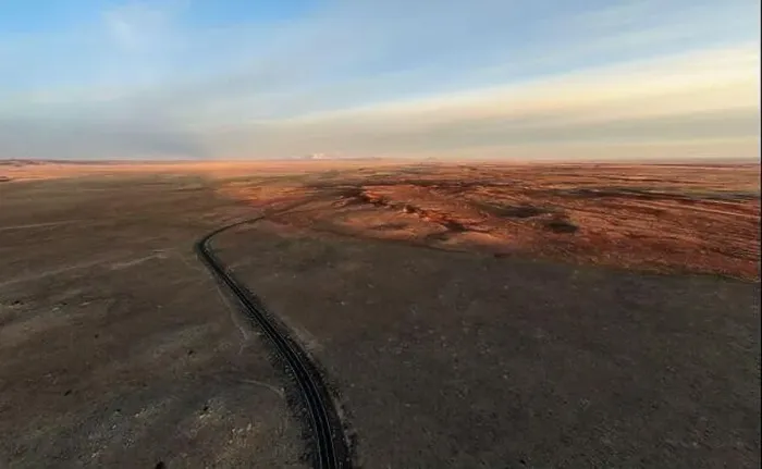 Framed Print : Sunrise at Meteor Crater Arizona by Drone Framed Print : Sunrise at Meteor Crater Arizona by Drone