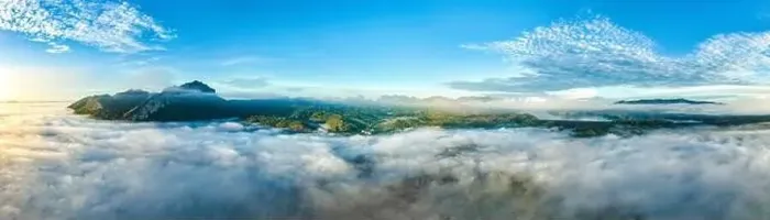 Framed Print : Sunrise sea of fog above Khao Sok national park, Surat Thani, Thailand Framed Print : Sunrise sea of fog above Khao Sok national park, Surat Thani, Thailand