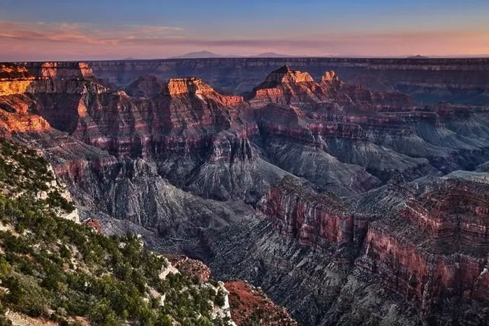 Framed Print : Sunset at Bright Angel Point on Grand Canyon National Park's North Rim, Arizona USA Framed Print : Sunset at Bright Angel Point on Grand Canyon National Park's North Rim, Arizona USA