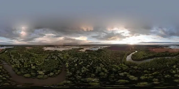 Framed Print : Sunset River Aerial Landscape Cinematic Drone Footage Framed Print : Sunset River Aerial Landscape Cinematic Drone Footage