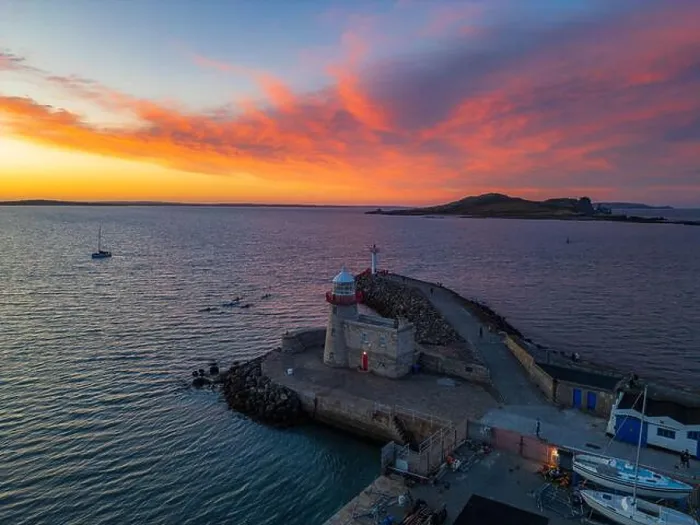 Framed Print : Sunset sky over Howth Framed Print : Sunset sky over Howth