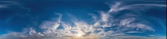 Framed Print : Sunset sky panorama with Cirrus clouds in Seamless spherical equirectangular format Framed Print : Sunset sky panorama with Cirrus clouds in Seamless spherical equirectangular format