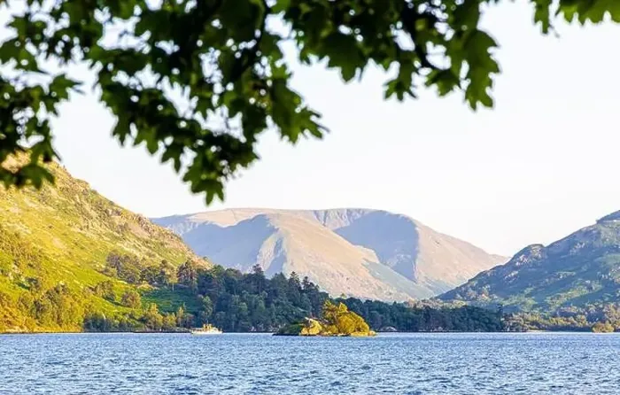 Framed Print : Sunset over Ullswater lake in Lake District, a region and national park in Cumbria in northwest England Framed Print : Sunset over Ullswater lake in Lake District, a region and national park in Cumbria in northwest England