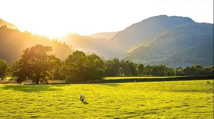 Framed Print : Sunset over Ullswater lake in Lake District, a region and national park in Cumbria in northwest England Framed Print : Sunset over Ullswater lake in Lake District, a region and national park in Cumbria in northwest England