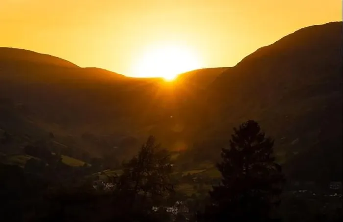 Framed Print : Sunset over Ullswater lake in Lake District, a region and national park in Cumbria in northwest England Framed Print : Sunset over Ullswater lake in Lake District, a region and national park in Cumbria in northwest England