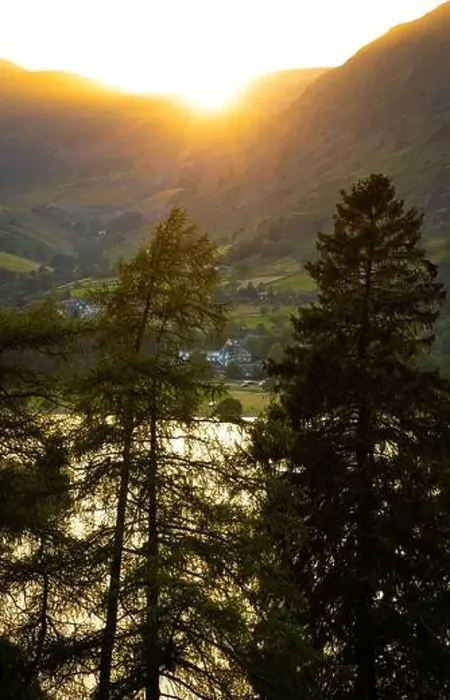 Framed Print : Sunset over Ullswater lake in Lake District, a region and national park in Cumbria in northwest England Framed Print : Sunset over Ullswater lake in Lake District, a region and national park in Cumbria in northwest England