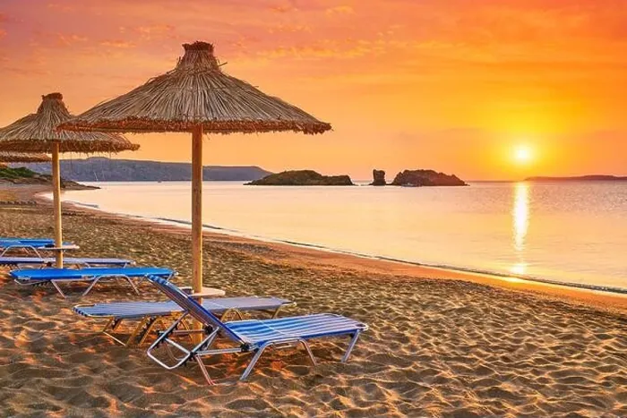 Framed Print : Sunset at Vai Beach, Crete Island, Greece Framed Print : Sunset at Vai Beach, Crete Island, Greece