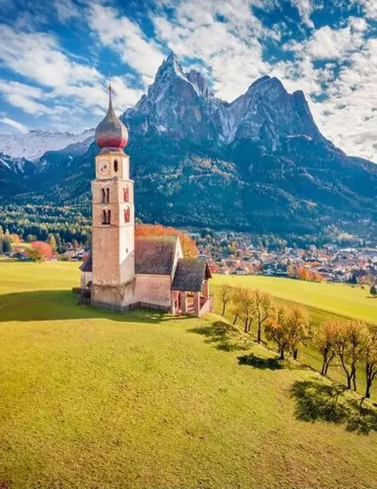 Framed Print : Superb view from flying drone of St Framed Print : Superb view from flying drone of St