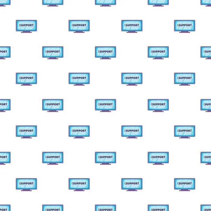 Framed Print : Support word on the computer monitor pattern