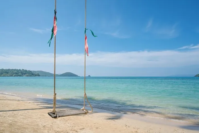 Framed Print : Swing hang from coconut palm tree over summer beach sea in Phuket, Thailand. Summer, Travel, Vacation and Holiday concept Framed Print : Swing hang from coconut palm tree over summer beach sea in Phuket, Thailand. Summer, Travel, Vacation and Holiday concept