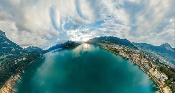 Framed Print : Swiss Mountain Lake nature Drone drone Air 360 vr virtual reality drone panorama Framed Print : Swiss Mountain Lake nature Drone drone Air 360 vr virtual reality drone panorama