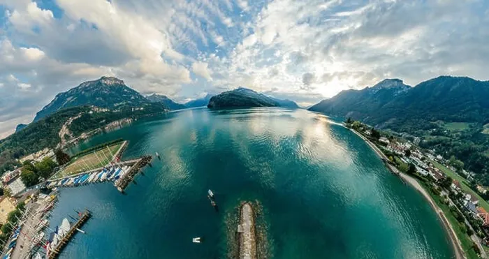 Framed Print : Swiss Mountain Lake nature Drone drone Air 360 vr virtual reality drone panorama Framed Print : Swiss Mountain Lake nature Drone drone Air 360 vr virtual reality drone panorama