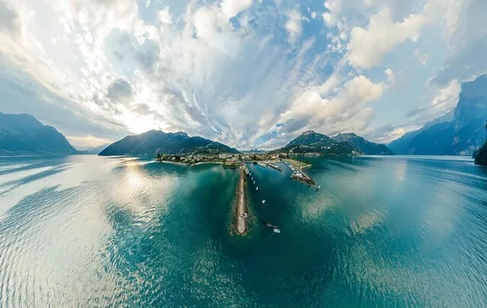 Framed Print : Swiss Mountain Lake nature Drone drone Air 360 vr virtual reality drone panorama Framed Print : Swiss Mountain Lake nature Drone drone Air 360 vr virtual reality drone panorama