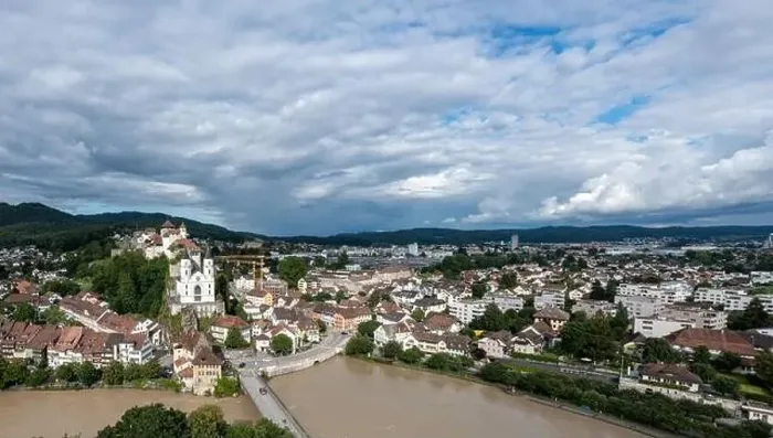 Framed Print : Switzerland Flood Framed Print : Switzerland Flood