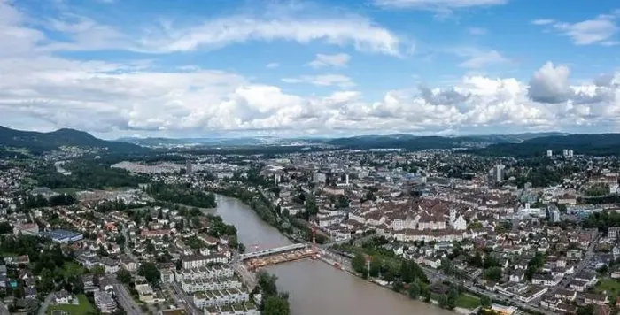 Framed Print : Switzerland Flood - Aarau Framed Print : Switzerland Flood - Aarau