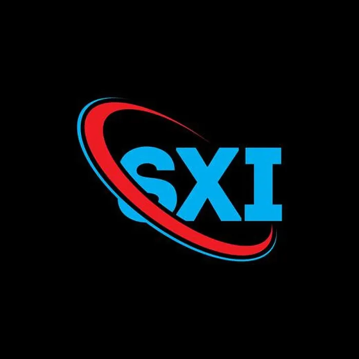 Framed Print : SXI logo. SXI letter. SXI letter logo design Framed Print : SXI logo. SXI letter. SXI letter logo design