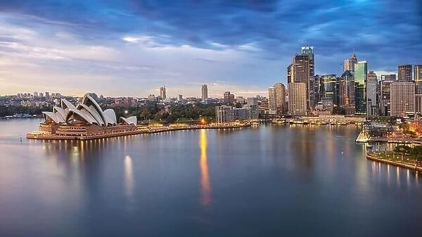 Sydney, Australia. Aerial cityscape image of Sydney, Australia during sunrise