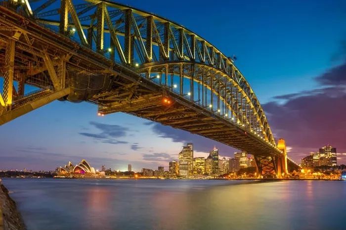 Framed Print : Sydney. Cityscape image of Sydney, Australia with Harbour Bridge at sunset Framed Print : Sydney. Cityscape image of Sydney, Australia with Harbour Bridge at sunset