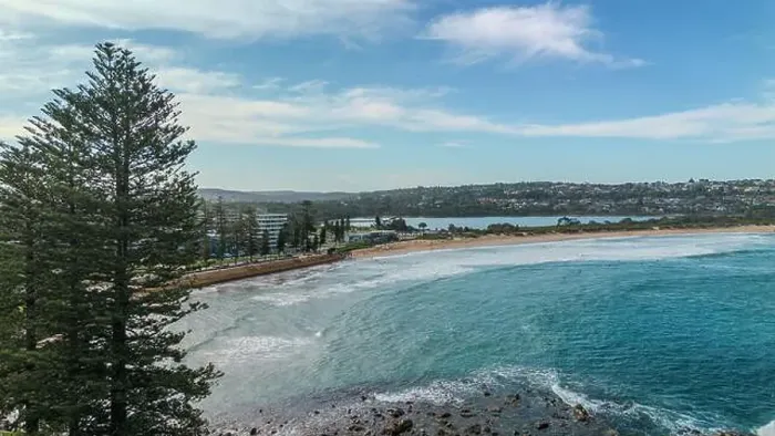 Framed Print : Sydney suburbs with scenic ocean view, Dee Why, Northern beaches, NSW, Australia Framed Print : Sydney suburbs with scenic ocean view, Dee Why, Northern beaches, NSW, Australia