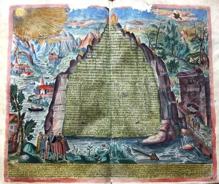 Framed Print : Tabula Smaragdina (Emerald Tablet of Hermes Trismegistus) Framed Print : Tabula Smaragdina (Emerald Tablet of Hermes Trismegistus)
