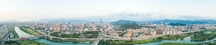 Framed Print : Taipei City Aerial View - Asia business concept image Framed Print : Taipei City Aerial View - Asia business concept image