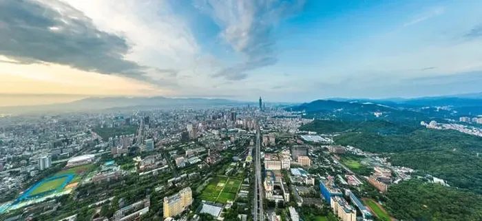 Framed Print : Taipei, Taiwan, 20 July 2019: Skyline of taipei city in downtown Taipei Framed Print : Taipei, Taiwan, 20 July 2019: Skyline of taipei city in downtown Taipei