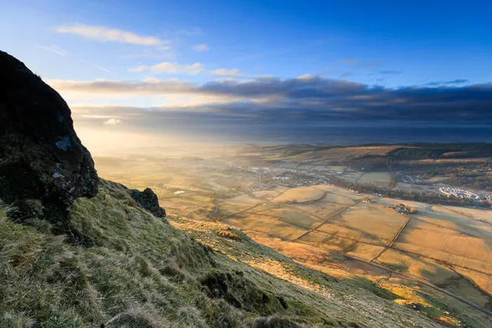 Framed Print : Taken from Campsie Fells Scotland Framed Print : Taken from Campsie Fells Scotland