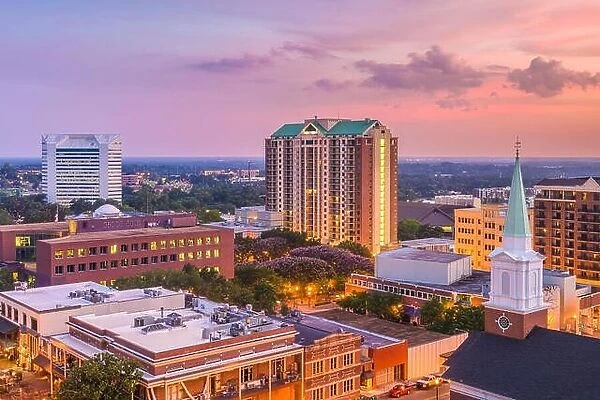 Tallahassee, Florida, USA downtown skyline