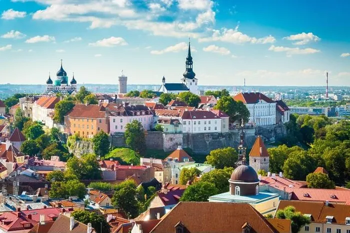 Framed Print : Tallinn, Estonia Historic Skyline of Toompea Hill Framed Print : Tallinn, Estonia Historic Skyline of Toompea Hill