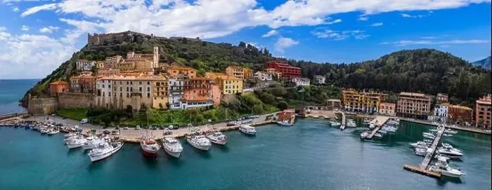 Framed Print : taly, Tuscany summer destination- beautiful coastal town Porto Ercole, Grosseto province. Panoramic aerial drone view Framed Print : taly, Tuscany summer destination- beautiful coastal town Porto Ercole, Grosseto province. Panoramic aerial drone view