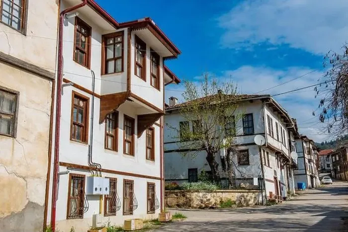 Framed Print : Tarakli, Sakarya, Turkey. Traditional old houses in Tarakli District. Beautiful historical houses Framed Print : Tarakli, Sakarya, Turkey. Traditional old houses in Tarakli District. Beautiful historical houses