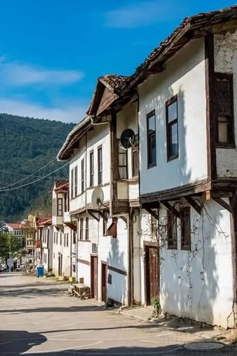Framed Print : Tarakli, Sakarya, Turkey. Traditional old houses in Tarakli District. Beautiful historical houses Framed Print : Tarakli, Sakarya, Turkey. Traditional old houses in Tarakli District. Beautiful historical houses