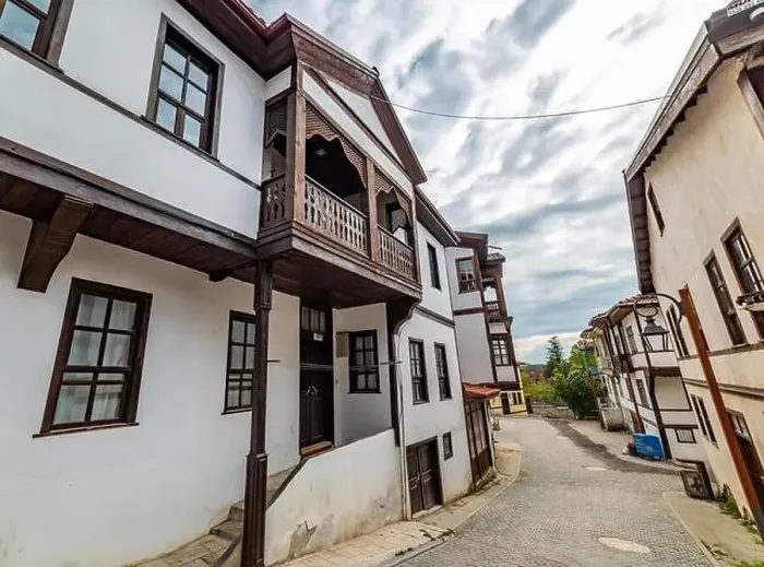 Framed Print : Tarakli, Sakarya, Turkey. Traditional old houses in Tarakli District. Beautiful historical houses Framed Print : Tarakli, Sakarya, Turkey. Traditional old houses in Tarakli District. Beautiful historical houses