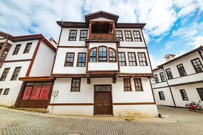 Framed Print : Tarakli, Sakarya, Turkey. Traditional old houses in Tarakli District. Beautiful historical houses Framed Print : Tarakli, Sakarya, Turkey. Traditional old houses in Tarakli District. Beautiful historical houses