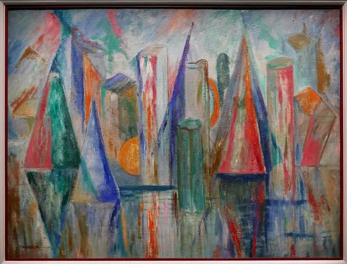 Framed Print : Tarsila do Amaral exhibition, Calmaria III, Luxembourg Museum, Senat, Paris, France, Europe Framed Print : Tarsila do Amaral exhibition, Calmaria III, Luxembourg Museum, Senat, Paris, France, Europe